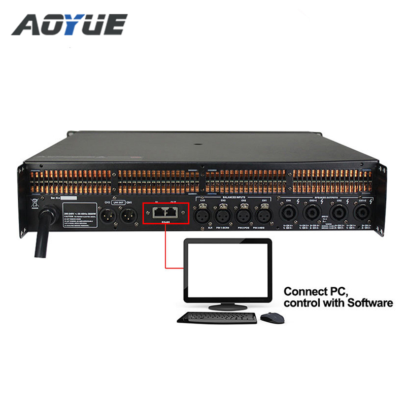 DSP10000Q Moduł DSP z ekranem dotykowym Wzmacniacz mocy audio 